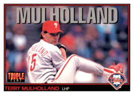 1993 Triple Play Terry
  Mulholland   Philadelphia Phillies
  Baseball C... - $10.62 MXN