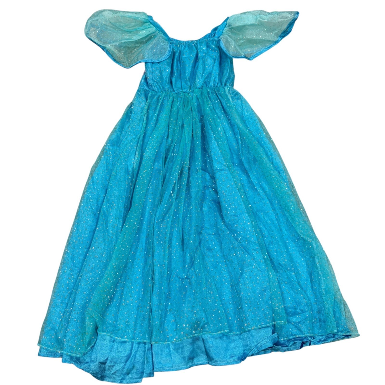 Barbie Fairy Princess Dress Vintage Girls Medium Costume Tulle Floral Songbird Item image 3