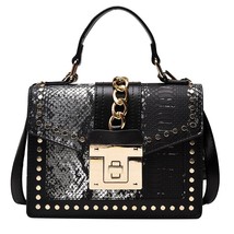 Rivet Pattern Bags for Women 2020 New Handbags Retro Fashion Western Style Multi - £45.97 GBP