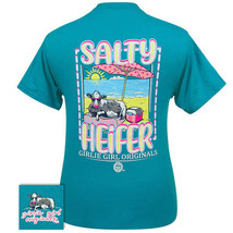 New Girlie Girl T Shirt Salty Heifer - £17.92 GBP+