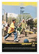 U.S. Army Reserve Recruitment Children at Park 2006 Full-Page Print Magazine Ad - £7.67 GBP