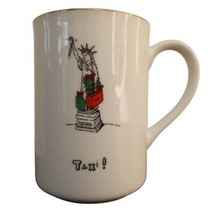 Statue of Liberty Taxi! Coffee Mug Cup Merry Masterpieces Dayton Hudson 1999 VTG - £3.50 GBP