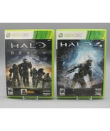 Lot of 2 Xbox 360 Halo 4 (2012) &amp; Halo Reach (2010) Tested &amp; Works - £15.54 GBP