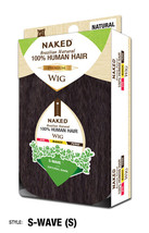 Shake N Go Naked 100% Brazilian Human Hair Wig S-WAVE(S) - £66.67 GBP