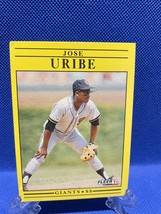 Jose Uribe 1991 Fleer Baseball Card 275 - £635.71 GBP