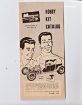 Monogram Models Mini Catalog Fold out early 1960's - $4.98