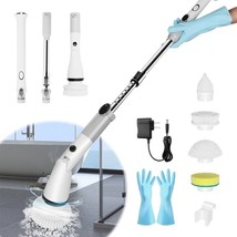 Electric Spin Scrubber, Cordless Cleaning Brush with Adjustable Extension - £29.41 GBP