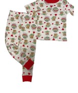 Star Wars Infant &amp; Toddler Unisex White Baby Yoda Heart Pajama Sleep Set 4T - £9.24 GBP