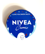 Nivea Creme Cream for FACE HANDS BODY mini can-75ml-LOVE YOU SNOW MUCH- - $11.87