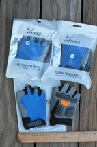 3 Pairs of Bicycle Gloves Half Finger Gel Anti-slip MTB Road Cycling Fingerless - £19.68 GBP