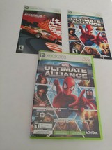 Marvel Ultimate Alliance Forza Motorsport 2 Xbox 360 Live 2007 W/MANUALS 2-DISC - £10.60 GBP