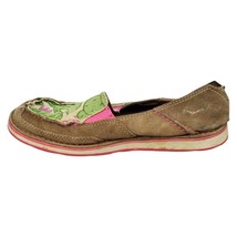 Ariat Shoes Womens Size 8B Brown Suede Upper Bark Cactus Cruiser Casual Slip On - £22.11 GBP