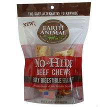 Earth Animal No Hide Beef Chews Dog Treats;Small ; 2 Pack - £11.01 GBP