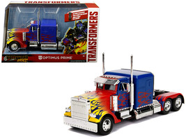 Optimus Prime Truck with Robot on Chassis from &quot;Transformers&quot; Movie &quot;Hollywood R - £41.83 GBP