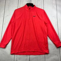 Nike Dri-FIT ADV Tour Medium 1/2 Zip Long Sleeve Golf Top New Red Men - $69.79 CAD