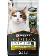 Purina Pro Plan Allergen Reducing, Weight Control Dry Cat Food, LIVECLEAR - $76.55 CAD