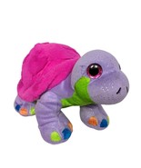 Wild Republic Pink Purple Turtle Plush Sparkly Glitter Stuffed Animal 20... - $563.33 MXN