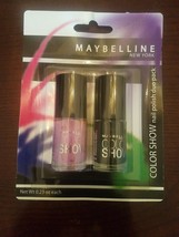 Maybelline New York Color Show Nail Polish Duo Pack Pink And Black Gold - $12.75