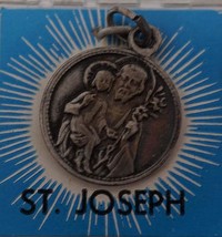 Religious Medallion St. Joseph made in France - $19.79