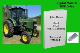 John Deere 6603  6403 US &amp; Canada Tractor Repair Technical Manual See Desc. - £18.93 GBP