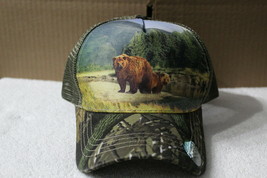 BEAR FOREST MOUNTAIN OUTDOOR SNAPBACK BASEBALL CAP HAT MESH BACK ( CAMO ... - $11.38