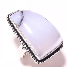 Dendritic Opal Gemstone Handmade Valentine&#39;s Day Gift Ring Jewelry 7.75&quot; SA 1694 - £4.14 GBP