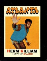 1971-72 Topps #123 Herm Gilliam Vg+ Hawks Dp Nicely Centered *X50670 - £1.92 GBP