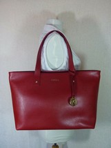 NWT FURLA Cabernet Red Saffiano Leather Daisy Tote $348 - £246.20 GBP