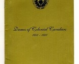 Dames of Colonial Cavaliers 1640-1660 Directory  - $34.61