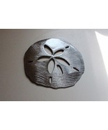 Sand Dollar Tropical - Metal Wall Art - Silver 5&quot; x 4 3/4&quot;  - €13,96 EUR
