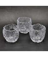 Gorham Holiday Traditions North Pole Express Set of 3 Votives Santa Tree... - $28.05 CAD