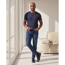 The Marseille Navy Blue Leather Men Sneaker image 14