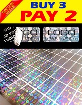 504 Custom printed hologram VOID sticker label security warranty seals 1... - £23.09 GBP