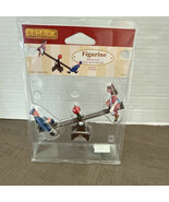 New Lemax Christmas Children Playing On Seesaw Holiday Village Accessory - $9.95
