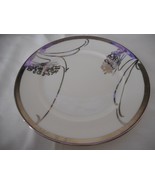 Bread Butter plate Floral Platinum K&amp;A Krautheim Selb Bavaria FR 280 - $7.99