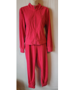 Juicy Couture L blue top pant outfit track suit terry cloth pink - $139.99