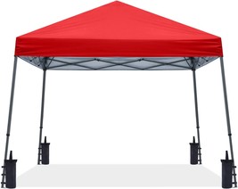 Outdoor Canopy Tent In Red By Abccanopy That Pops Up Stably. - $129.97