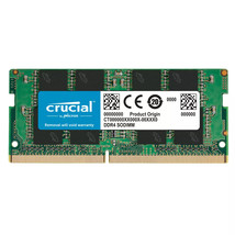 Crucial 16GB 2400MHz DDR4 SODIMM RAM PC4-19200 CL17 Laptop Memory CT16G4... - $39.11