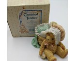 Enesco Cherished Teddies #950475 Jasmine Bear With Basket Figurine w/ Box - £11.20 GBP