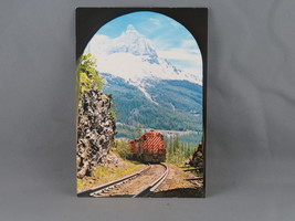 Vintage Postcard - Cathedral Mountain Train Tunnel - Alex Wilson Publica... - £11.99 GBP