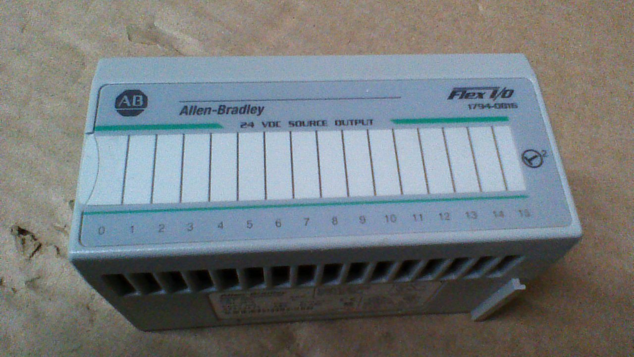 ALLEN BRADLEY FLEX I/O MODULE 1794-OB16 SER&quot;A&quot; / PN#92423471  - $28.59
