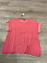 Monrow short sleeve tee in Red Heather - size XS - $64.35