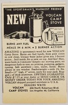 1947 Print Ad Volcan Camp Stoves Burns Any Fuel Los Angeles,California - £7.43 GBP