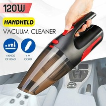 Car Vacuum Cleaner Portable Handheld Cordless Home Office Plug 120W 12V  Super - £25.79 GBP+