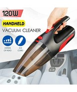 Car Vacuum Cleaner Portable Handheld Cordless Home Office Plug 120W 12V ... - $648.51 MXN+