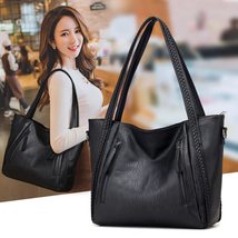 Igh quality soft leather large pocket casual handbag women s handbag shoulder bag large thumb200