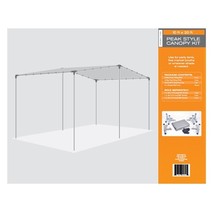 Canopy Tarp Kit 10&#39; X 20&#39; FT Peak-Style Heavy-Duty Polyethylene - A H C ... - $79.19