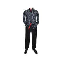 Men Shirt J.Valintin Turkey Usa Egyption Cotton Axxess Style 4S96-03 Black image 3