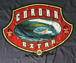 Vintage Corona Extra Men&#39;s M T-shirt Crown Logo Bottle Wave 2001 (Shelf ... - £7.58 GBP