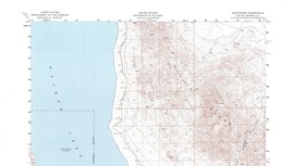 Hawthorne Quadrangle Nevada 1955 Topo Map USGS 1:62500 Topographic - £17.42 GBP
